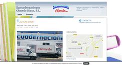 Desktop Screenshot of encuadernacionesolmedo.com