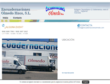 Tablet Screenshot of encuadernacionesolmedo.com